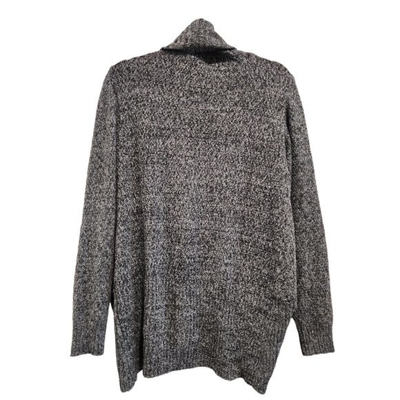 Tweed grey polyester cardigan - Picture 2 of 3